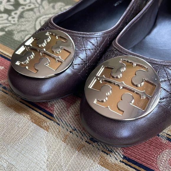 Tory Burch Claire Quilted Ballet Napa Leather - Picture 9 of 9